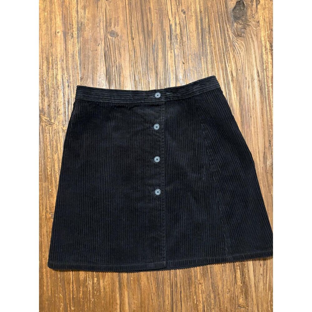 The Limited Vintage Corduroy Button-Down Utility Mini Skirt 4